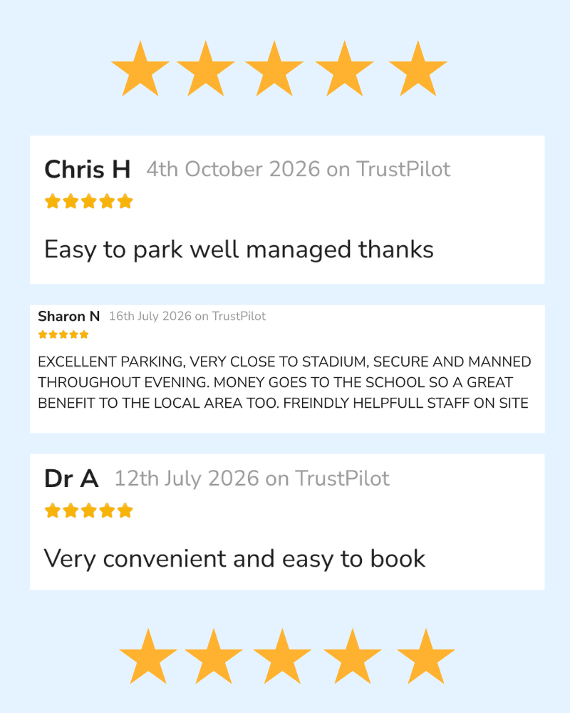 Spurs Parking Reviews TrustPilot - Mobile